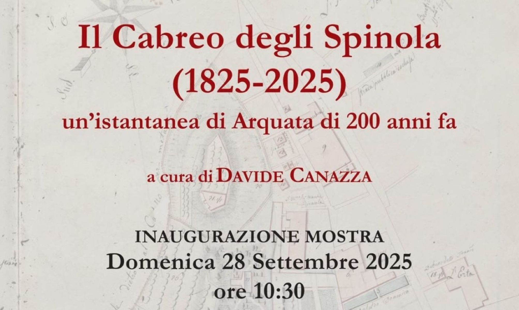 Il Cabreo degli Spinola (1825-2025): un’istantanea di Arquata di 200 anni fa